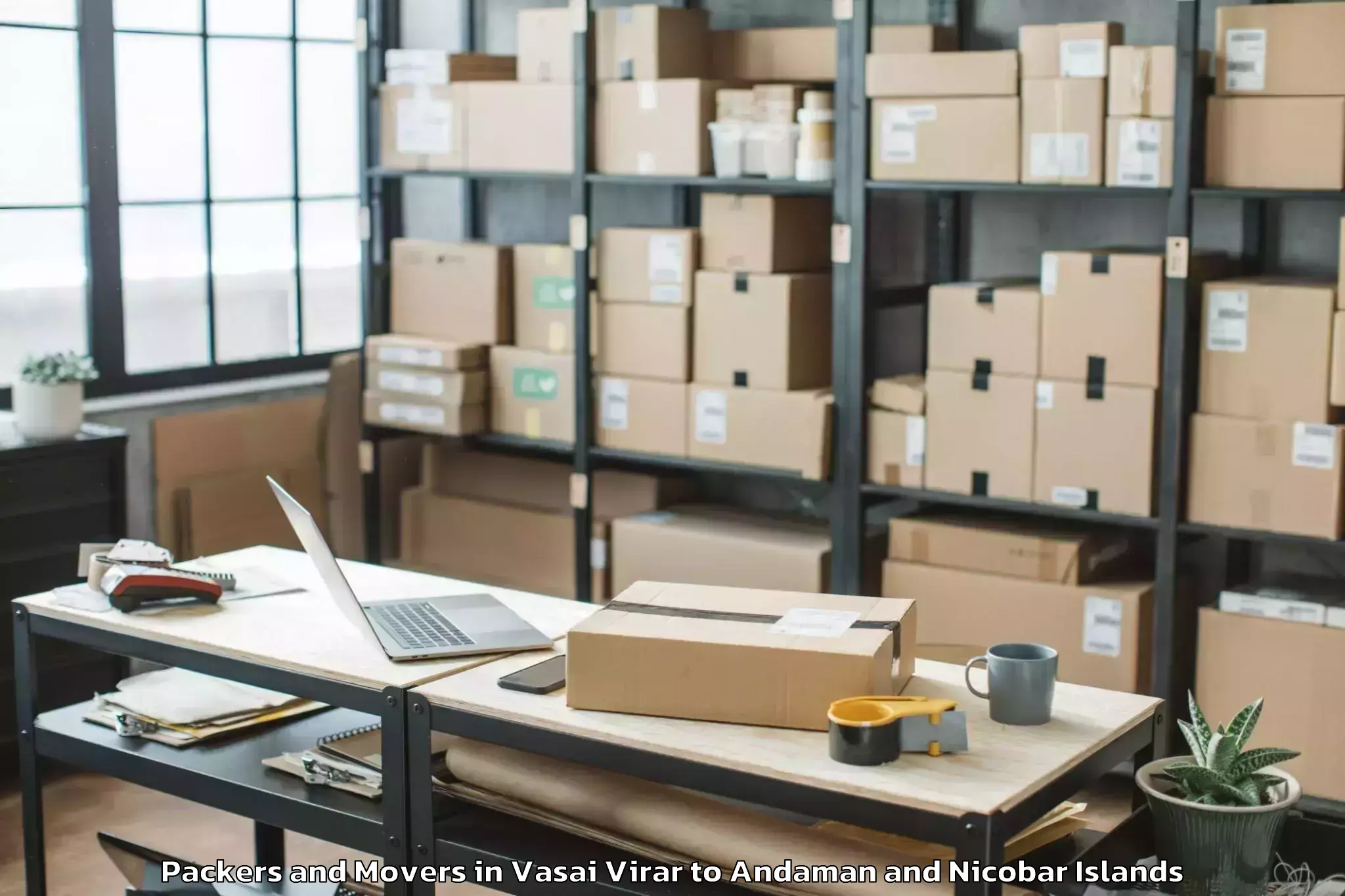 Comprehensive Vasai Virar to Mayabunder Packers And Movers